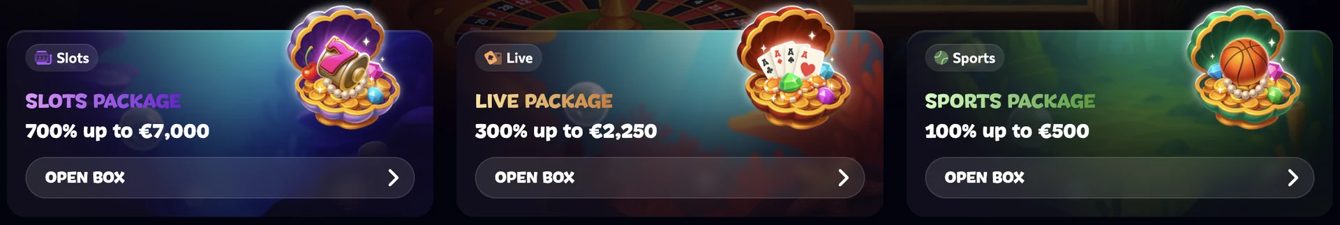 Aphrodite Casino welcome bonus and deposit offer